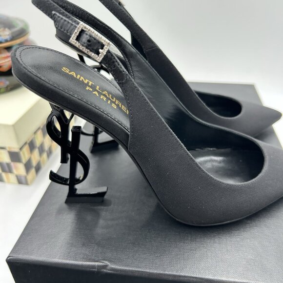 YSL Saint Laurent Opyum Sling back heels - Picture 2 of 14